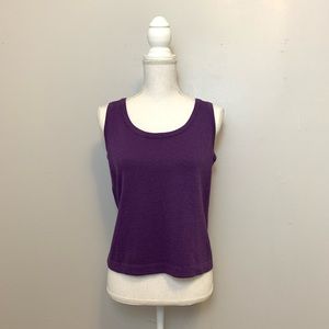ST. JOHN SPORT • Sweater Tank Top